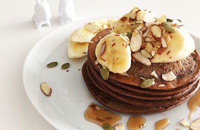 Banana Chocolate Pancake (Vegan)